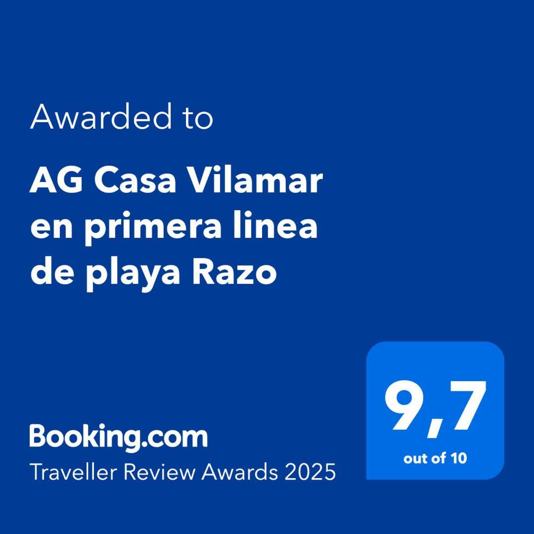 Ag Casa Vilamar En Primera Linea De Playa Razo Razo da Costa Kültér fotó